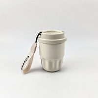 Mini tasse de voyage mignonne 260 ml en acier inoxydable, tasse à café isotherme sous vide à double paroi, thermos, tasse cadeau de voyage