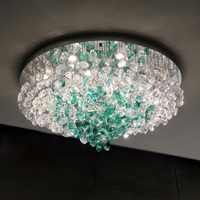 Lustre en cristal personnalisé non standard moderne Lampe de table à manger pour la maison Luminaire de décoration de restaurant