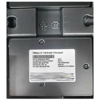 قرص صلب خارجي جديد SamXXXX PM983a بسعة 1 تيرابايت، SATA 2.5 بوصة NVME SSD MZQLB7T6HALA-00W07 للخوادم، سرعة قراءة/كتابة 501-600 ميجابايت/ثانية، ذاكرة تخزين مؤقت 120 ميجابايت، هيكل ألومنيوم
