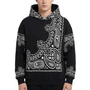 Felpe <span class=keywords><strong>con</strong></span> Cappuccio Oversize Personalizzate XUCHANG, Produzione OEM, Stampa Logo, Pesanti 450 Gsm in Spugna Francese 100% Cotone per Uomo - Product Image 1