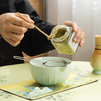 Offre Spéciale : Ensemble Matcha Japonais Artisanal en Céramique Écologique et Durable de Qualité Alimentaire, Style Japandi, Logo Personnalisé Disponible, Emballé
