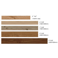 Suelo de Vinilo de Lujo en Losetas de PVC con Aspecto de Madera Impermeable de 1 mm, 2 mm y 1,5 mm, Sistema de Instalación con Clic, Adhesivo o Seco