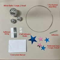 Attrape-soleil en cristal réfléchissant, mobile suspendu, ciel étoilé, ornement DIY, décoration de chambre, cadeau