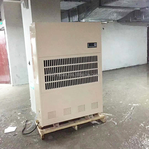 Déshumidificateur industriel grande capacité 360L/J avec fonction de chauffage, sécheur d'air robuste pour entrepôt de stockage alimentaire, avec minuterie - Product Image 5