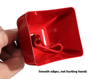 Clochettes de vache miniatures personnalisées en métal blanc avec poignée pour événements sportifs - Product Image 6