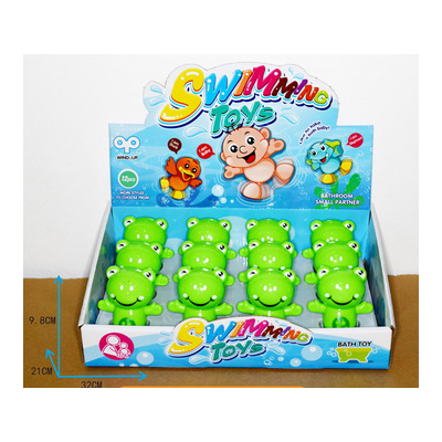 Забавный Пластиковые 12 шт. амфибия Заводные Игрушки для ванны заводные игрушки игрушечное животное для ванны