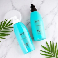 Bouteilles en plastique PETG pour shampoing et savon liquide, distributeur à pompe givrée, vaporisateur 8 oz, mini flacons de désinfectant pour les mains
