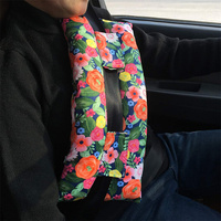 Coussin de mastectomie pour la récupération post-chirurgicale, coussin de ceinture de sécurité de voiture avec support corporel tricoté pour soulager la douleur après une opération mammaire