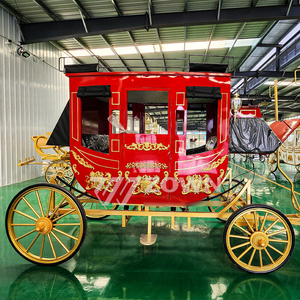 รถม้าแต่งงานไฟฟ้าสีสันตามสั่ง รถม้าหรูหราแบบราชวงศ์ ปรับแต่งขนาดและที่นั่งได้ - Product Image 5