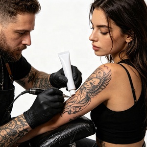 Crema para el Cuidado de Tatuajes de Cuerpo Completo, Textura Suave y Fácil de Aplicar, Sensación Cómoda para Diferentes Estilos y Tamaños de Diseños de Tatuajes - Product Image 3