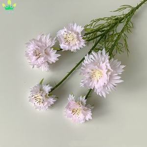 <span class=keywords><strong>Fiori</strong></span> di <span class=keywords><strong>fiordaliso</strong></span> artificiali rami <span class=keywords><strong>fiori</strong></span> di seta lungo stelo Flora per vasi alti casa matrimonio Flora disposizione caduta decorazione - Product Image 4