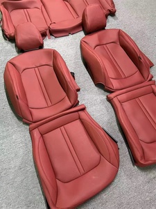 Coprisedili in Pelle Nappa Personalizzati Resistenti all'Usura per <span class=keywords><strong>Audi</strong></span> A1 A2 A3 <span class=keywords><strong>A4</strong></span> A5 A6 A7, Set Completo Sportivo di Tendenza - Product Image 1