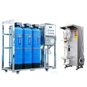 Système de traitement des eaux industrielles par osmose inverse, pompe, sable de quartz, <span class=keywords><strong>charbon</strong></span> <span class=keywords><strong>actif</strong></span>, <span class=keywords><strong>filtration</strong></span> par résine, 0,25-1 tonne/heure, 24 heures - Product Image 1