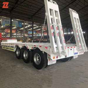 רכב מאסטר 60 טון 13 מ '3-ציר חלאה חצי קרוון מאסטר פלדה קרוון מיטה נמוכה עבור תחבורה יעילה - Product Image 5