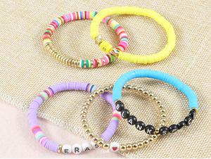 Pulseras de la Amistad con Cuentas de Colores Estilo Bohemio, con Letras de Fearless, Evermore, <span class=keywords><strong>Antihero</strong></span>, Reputation y Taylor Swift, Gran Venta - Product Image 5