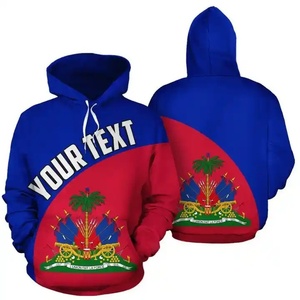 Fitspi Country Culture Flag Caribbean Sea Haiti Island Pullover Men Women Tracksuit 3d Print Streetwear Harajuku Hood Wholesale - Product Image 1