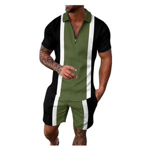 Pantalones cortos de terciopelo transpirables de verano para hombre personalizados, desodorización de algodón y poliéster con uniformes deportivos, estilo de estampado informal de talla grande - Product Image 2