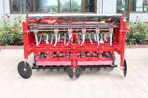 Semoir à blé, planteuse de blé, machine à planter l'herbe, semoir à blé 6-24 rangs, fertilisation, traction par tracteur à quatre roues - Product Image 2