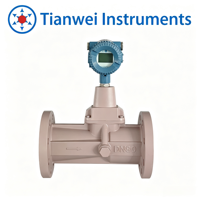 LUXZ Series Swirl Flow Meter Gas with Automatic Temperature and Pressure Compensation