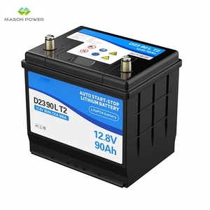 <span class=keywords><strong>Batterie</strong></span> de <span class=keywords><strong>voiture</strong></span> au lithium MASON POWER à décharge rapide 12V 75Ah avec fonction Start-Stop MAS-LFP-12V75Ah - Product Image 2