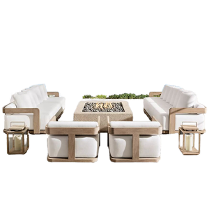 Juego de mesa y silla de madera de teca maciza de alta calidad para hotel y restaurante, diseño moderno para <span class=keywords><strong>muebles</strong></span> de patio al aire libre - Product Image 1