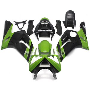 Kits de carenado de motocicleta aptos para 2003 <span class=keywords><strong>2004</strong></span> <span class=keywords><strong>Kawasaki</strong></span> <span class=keywords><strong>Ninja</strong></span> <span class=keywords><strong>ZX6R</strong></span> 03 04 Panel Set - Product Image 1