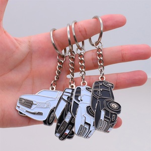Porte-clés d'accessoires de voiture avec LOGO personnalisé Porte-clés en métal 3D - Product Image 2