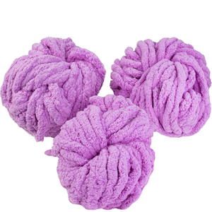 Hilo de Fantasía Extra Grueso 100% Poliéster Teñido para Coser y Tejer a Crochet, Ideal para Mantas de Ganchillo con Diseño de Cola de Gato - Product Image 3