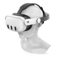 Sangle de casque réglable multi-angles pour Meta Quest 2/3/3s - Bandeau VR léger
