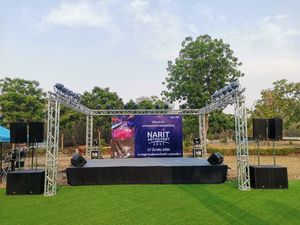 Chuyên nghiệp DJ Sân khấu gian hàng với có thể điều chỉnh nhôm giàn hiển thị ánh sáng giàn Totem vật liệu hợp kim - Product Image 4