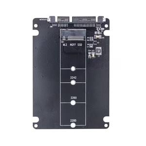 El adaptador M.<span class=keywords><strong>2</strong></span> SSD NGFF a SATA3.0 está equipado con un puerto serie y viene con una caja integrada para la placa adaptadora NGFF - Product Image 3