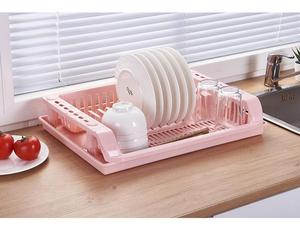 Single-Layer <strong>Plastic</strong> Dish Drying Rack <strong>Kitchen</strong> <strong>Utensils</strong> and Tableware Bowl Storage Water Basket Bowl Rack - Product Image 2
