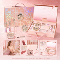 Ensemble de maquillage YOULIYOULA 9 pièces avec rouge à lèvres, cosmétiques, coffret cadeau beauté complet pour anniversaire, ensembles de maquillage, boîte complète