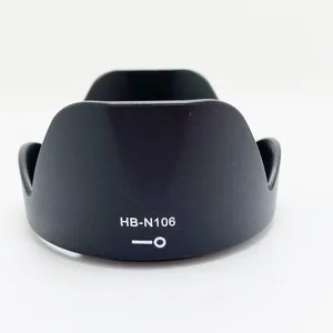 HB-N106 HB N106 HBN106 Lens Hood 55MM geri dönüşümlü kamera Lente aksesuarları için Nikon D5600 Nikon D5500 D3300 D3200 AF-P18-55