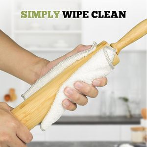 Rodillo de Madera Ecológico con Asas para Hornear <span class=keywords><strong>Galletas</strong></span> y Repostería, Herramienta de Cocina, Suministro Directo de Fábrica - Product Image 5