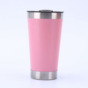 Venta al por Mayor de Tazas de Cerveza Modernas y Portátiles de 20oz, de Acero Inoxidable de Doble Capa, con Forma de Bala, Pajita Integrada y Abrebotellas, para Auto, Oficina y Fiestas - Product Image 4