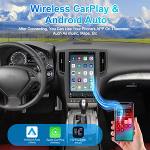 Unidad Principal de Audio y Video con Navegación Android para Automóvil Navihua, Estilo Tesla para Infiniti G37 G35 Q40 Q60 2007-2015, Reproductor de DVD, Radio Estéreo - Product Image 3