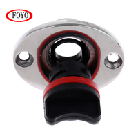 FOYO Marine Hardware Bouchon de vidange en acier inoxydable PC argenté pour bateau