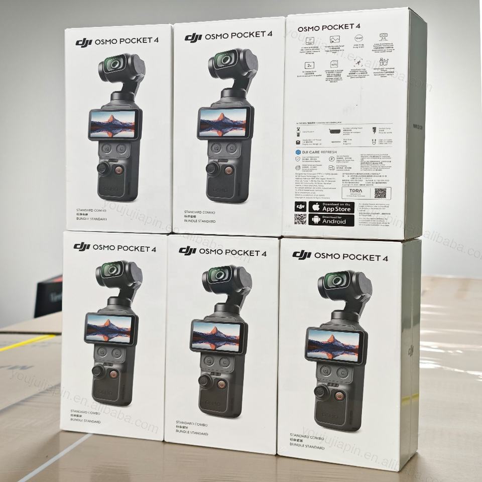 DJI Osmo Pocket 4 Standard Combo Smart Pocket Camera 4K Horizontal ...