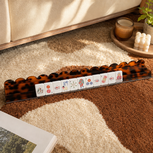 Meowjong : Ensemble de Mahjong Thème Chat et Fil à Tricoter - Tuiles Uniques Faites à la Main pour les Amoureux des Chats et les Soirées Jeux - Product Image 1