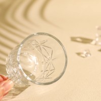 Gobelet en verre transparent de haute qualité avec logo personnalisé pour le café, réutilisable, style américain, pour la maison, les fêtes, les cadeaux