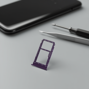 Tiroir pour carte SIM et carte Micro SD Motorola Moto G8, violet, remplacement pour accessoires de téléphone portable - Product Image 4