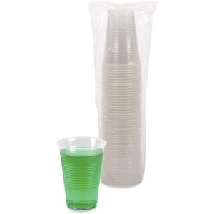 Boardwalk BWKTRANSCUP14CT <b>Cold</b> <b>Cups</b> Translucent Plastic Drinkware - Product Image 4