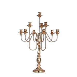 Bougeoir en métal design, finition argentée, nouvelle arrivée, bougeoir pour bougie chauffe-plat, design argenté, pour la maison et la villa - Product Image 5