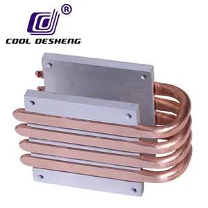 Công Nghiệp Máy Tính Fan Cooler PC Ổ Cắm CPU Cooler LED Quạt Làm Mát Ống Dẫn Nhiệt Bằng Đồng 12V Nhôm Tản Nhiệt Xe tản Nhiệt