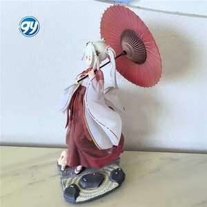 Figura Coleccionable de Anime 2D, Senren <span class=keywords><strong>Banka</strong></span> Yoshino Asakura Miko con Paraguas, Modelo de Chica Anime, Regalo, Manualidades de Plástico - Product Image 4
