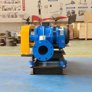 Souffleur à racines industrielles, pompe à air à déplacement positif refroidie par eau pour le traitement des eaux usées, tension 220V - Product Image 1