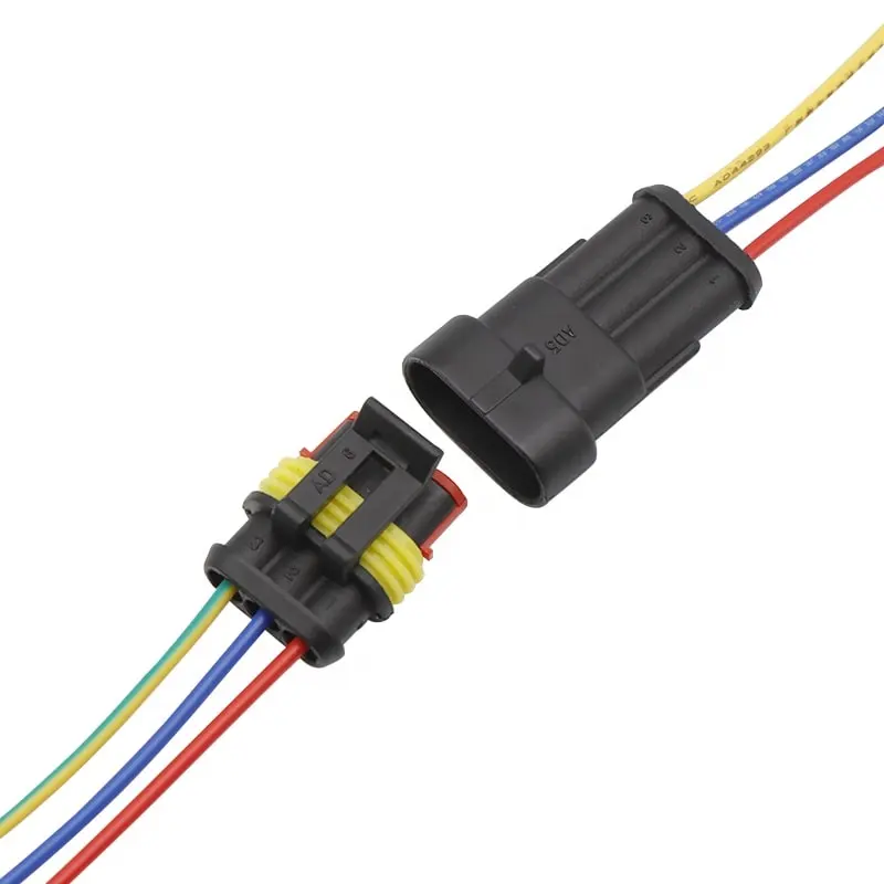 Alta Qualidade HID 1.5 milímetros Plug Conector Do Chicote Automotivo Fio À Prova D' Água