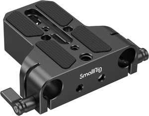 Placa Base para Cámara SmallRig con Abrazadera para Riel LWS de 15 mm, Placa Base para Sony A6500 <span class=keywords><strong>A6600</strong></span> A6300, para <span class=keywords><strong>Canon</strong></span> R5 R6, para Sony A7SIII - Product Image 1