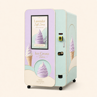 Machine distributrice automatique de crème glacée molle intelligente et mobile pour usage commercial, prix usine Chine, à vendre